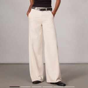 Rag & Bone Featherweight Sofie Wide-Leg Jean - sz 29